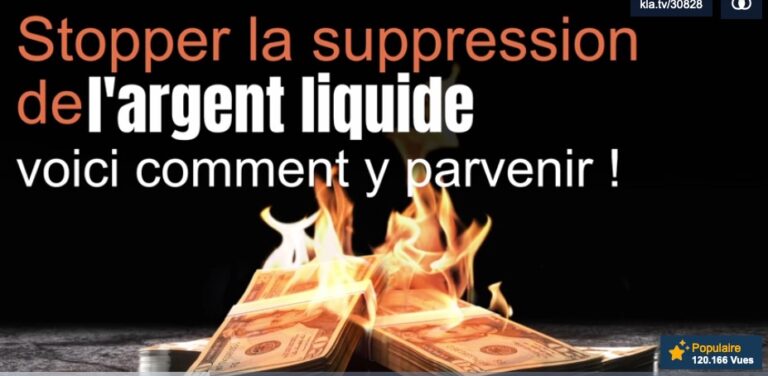 Stopper la suppression de l’argent liquide : voici comment y parvenir !